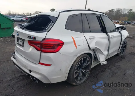 2020 BMW X3 M Competition z USA, uszkodzony, nr VIN 5YMTS0C07L9B00920